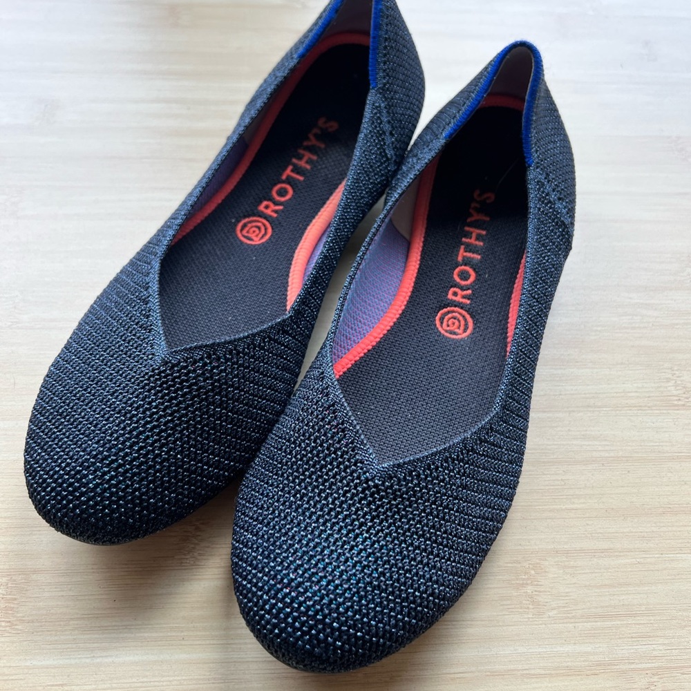 Rothy’s Retired Navy Blue Shoes Flats Size 11